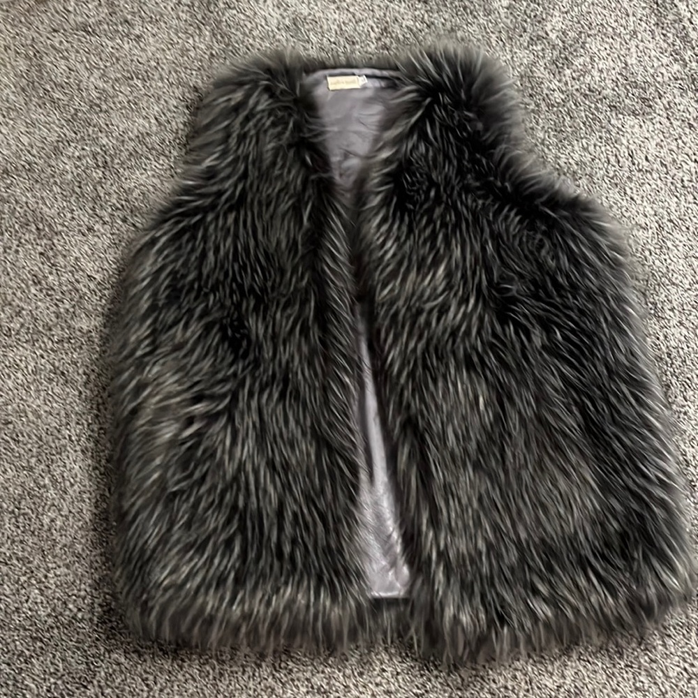 PRESIDENT'S DAY SALE Southern Sparkle polyester “fur” Vest